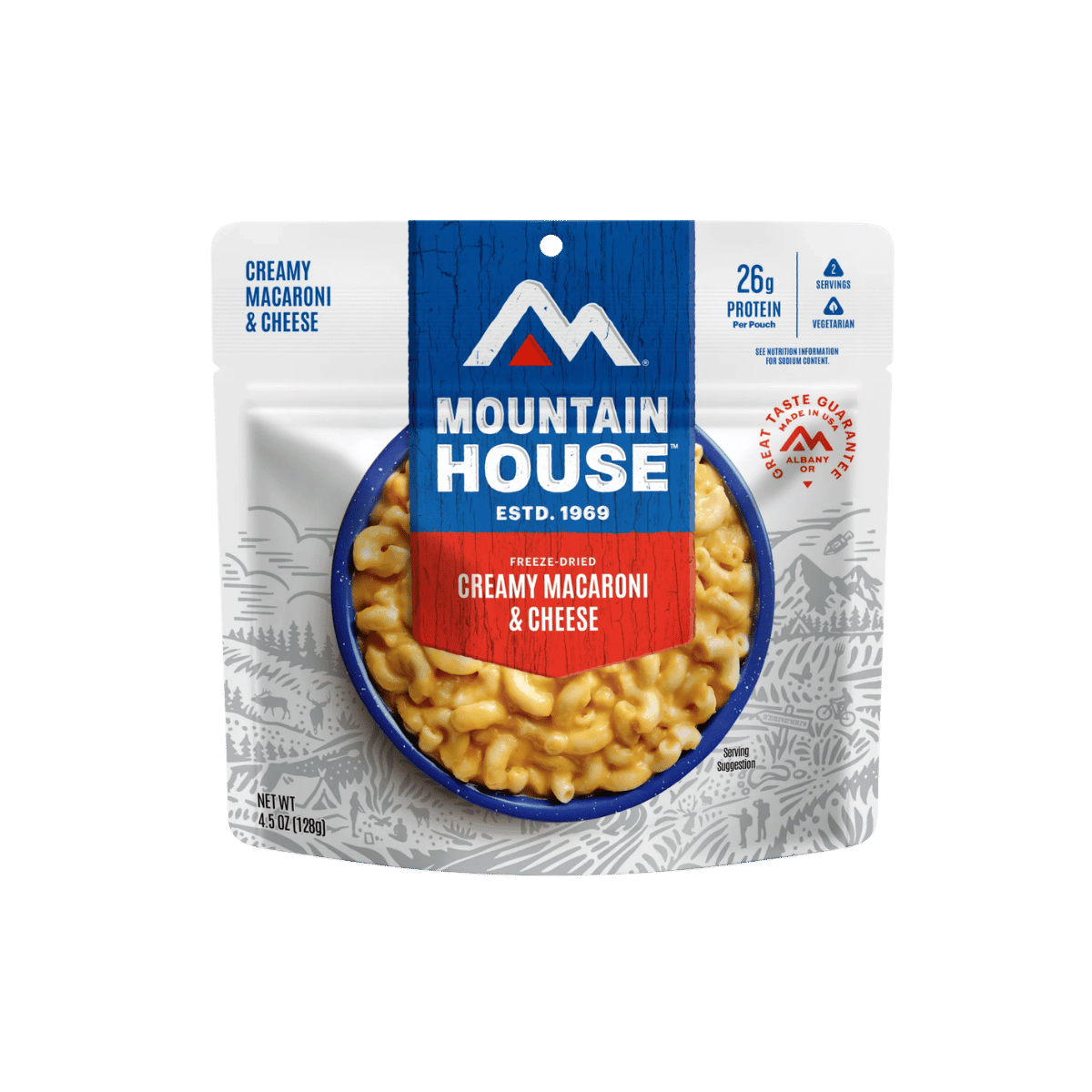 MOUNTAIN HOUSE ENTREES, CREAMY MACARONI AND CHEESE