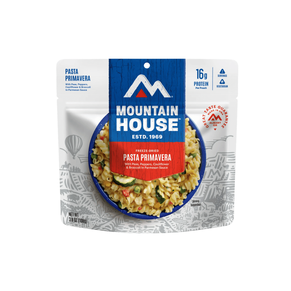 MOUNTAIN HOUSE ENTREES, PASTA PRIMAVERA