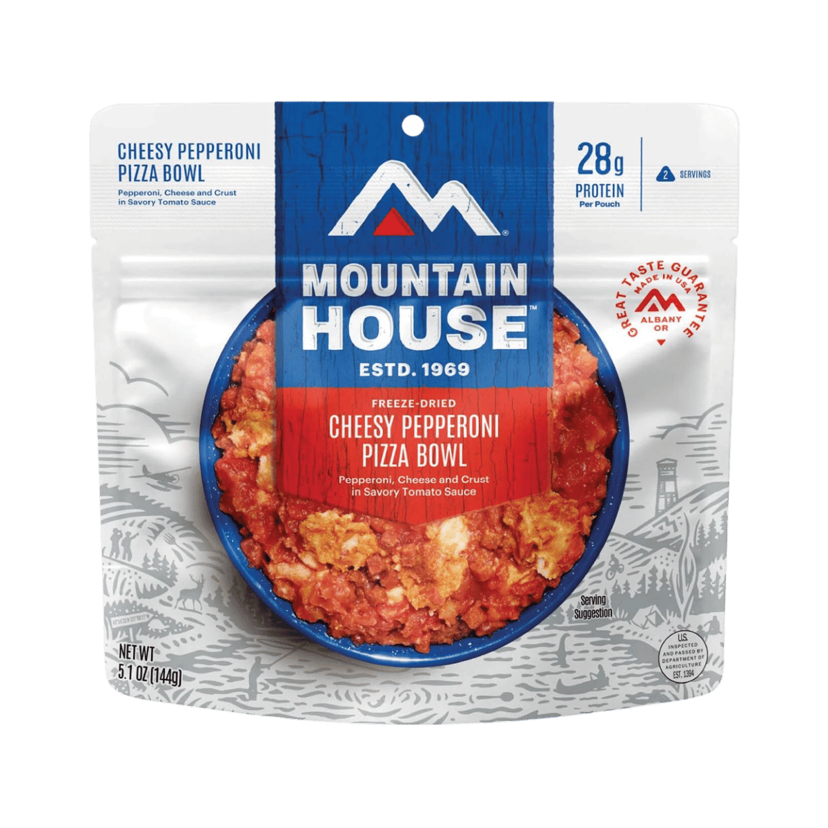 MOUNTAIN HOUSE ENTREES PEPPERONI PIZZA BOWL