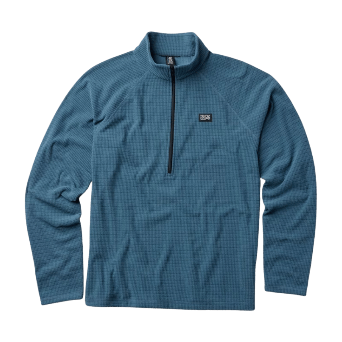 MOUNTAIN HARDWEAR SUMMIT GRID HALFZIP HOODY - ADRIATIC BLUE FRONT