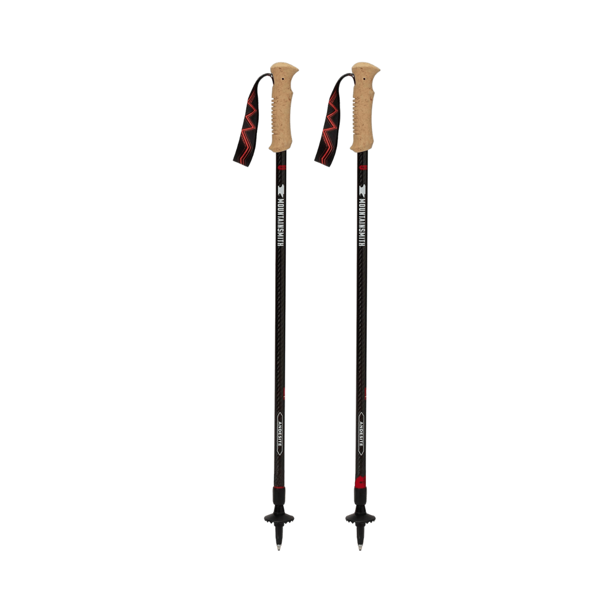 MOUNTAINSMITH ANDESITE TREKKING POLES CARBON RED