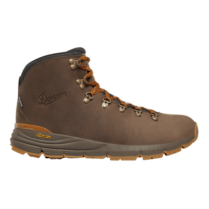 DANNER MEN'S MOUNTAIN 600 LEAF 4.5" GTX MEDIUM BOOTS - LOAM BROWN/GLAZED GINGER - LEFT VIEW