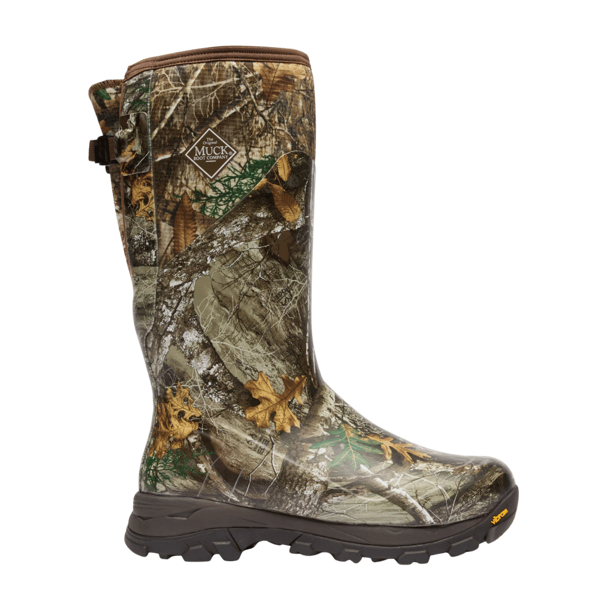 MUCK MEN'S ARTIC ICE XF BOOT REALTREE EDGE CAMO - 8MM NEOPRENE BOOTIE - LEFT SIDE 
