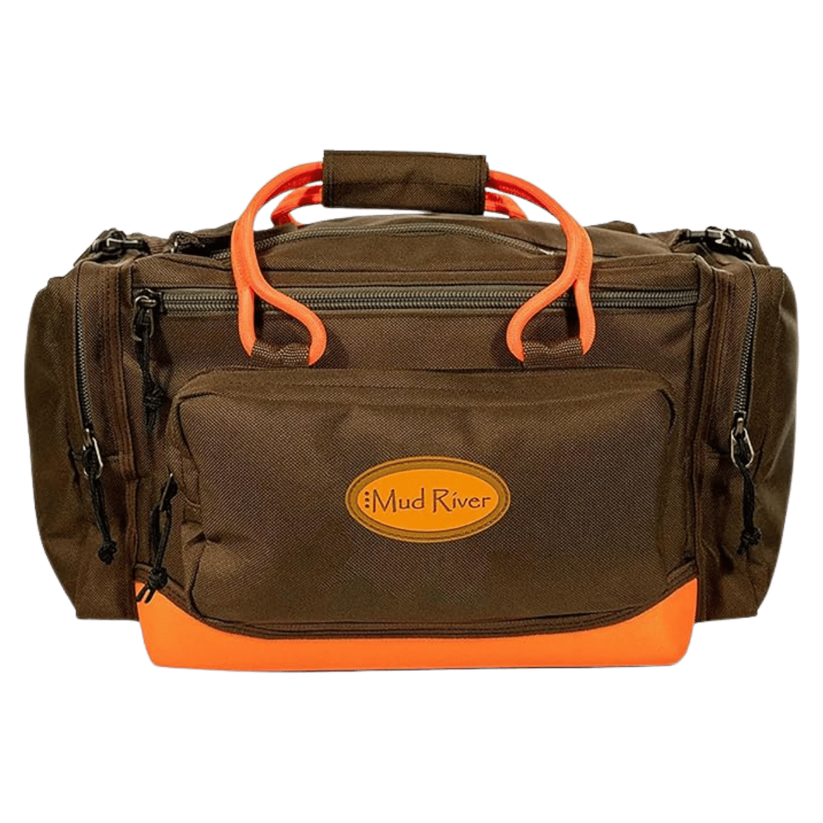 MUD RIVER DELUXE DOG HANDLERS BAG - BROWN_FRONT VIEW