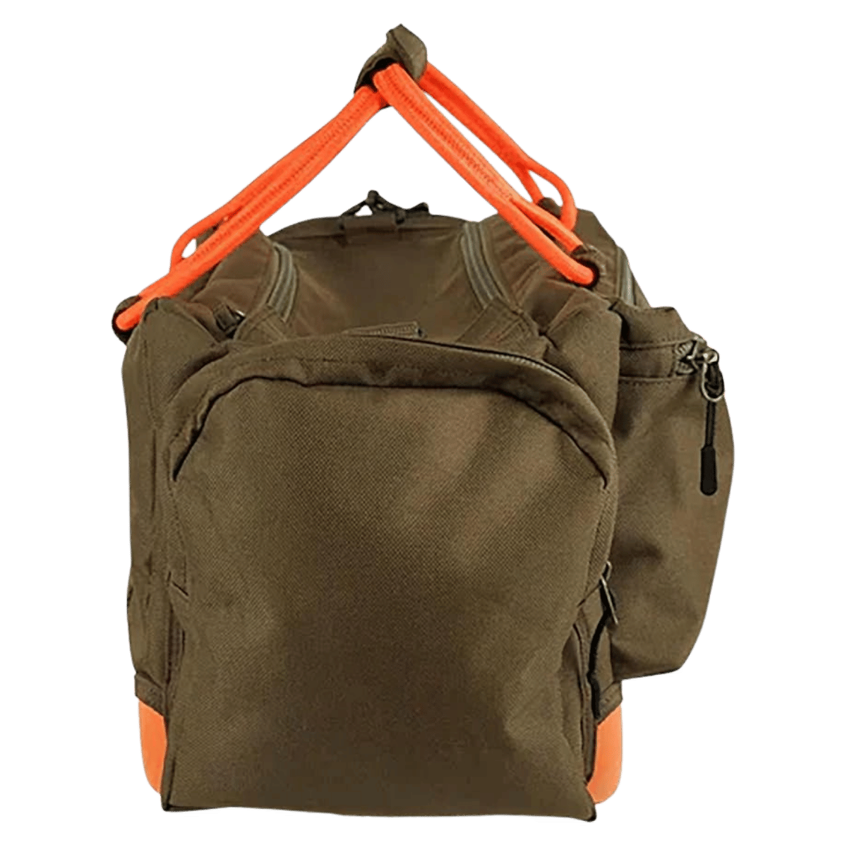 MUD RIVER DELUXE DOG HANDLERS BAG - BROWN_SIDE VIEW