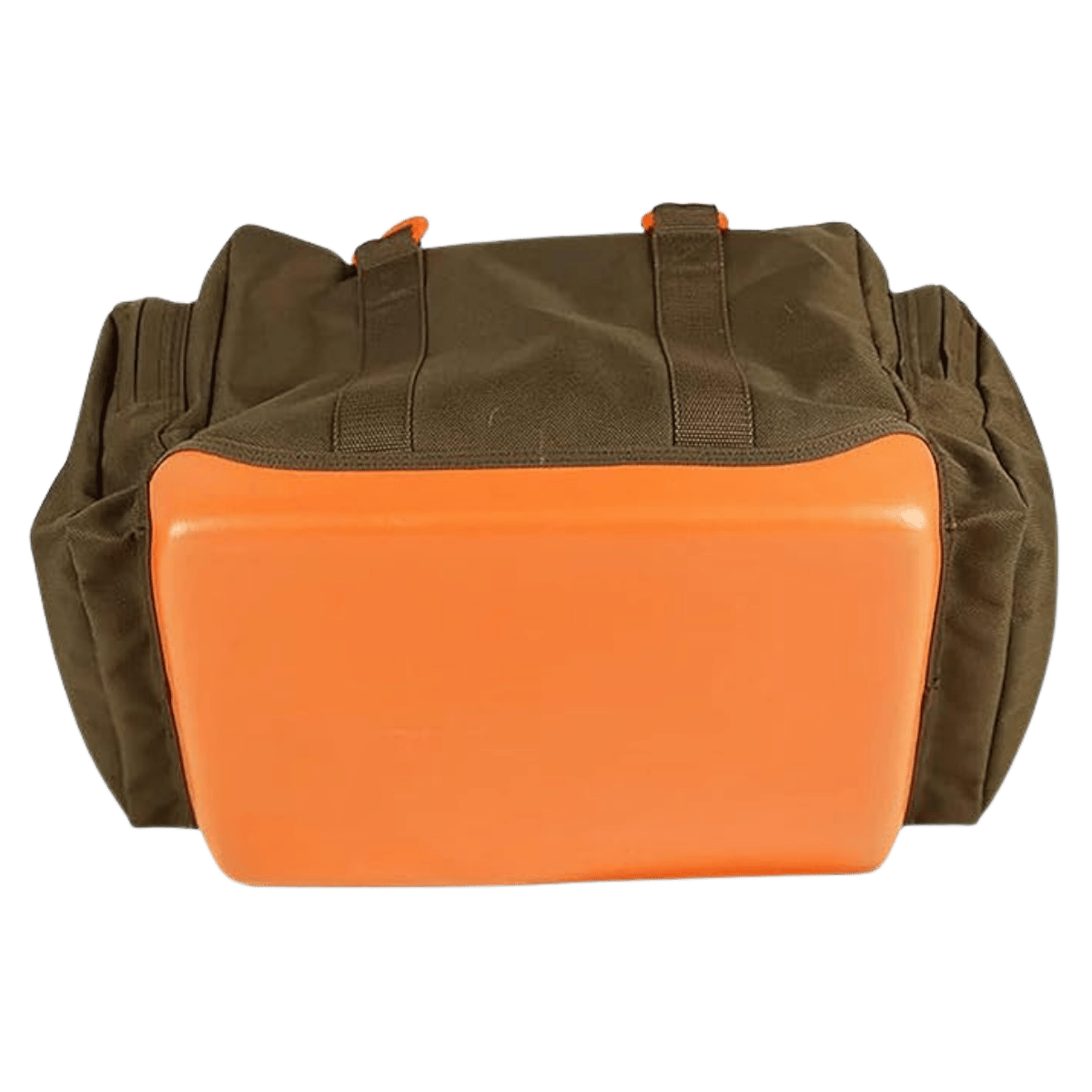 MUD RIVER DELUXE DOG HANDLERS BAG - BROWN_BOTTOM VIEW