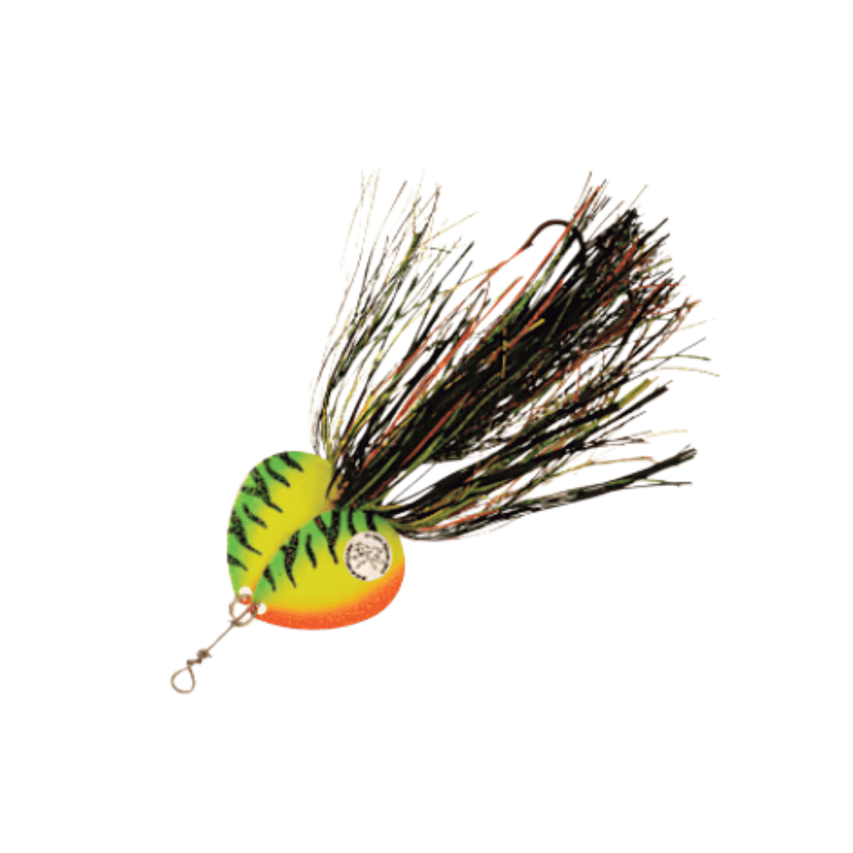MUSKY MAYHEM TACKLE DOUBLE SHOWGIRL BLACK FIRE
