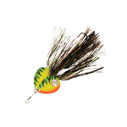 MUSKY MAYHEM TACKLE DOUBLE SHOWGIRL BLACK FIRE