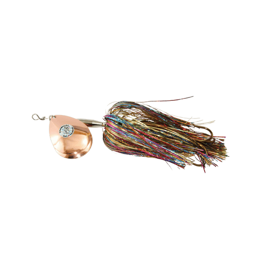 MUSKY MAYHEM TACKLE DOUBLE SHOWGIRL COPPER RAINBOW IMAGE
