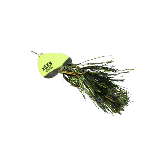 MUSKY MAYHEM TACKLE JR DBL COWGIRL BLACK CHARTREUSE IMAGE