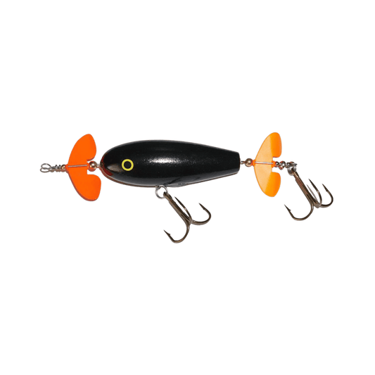 MUSKY MADNESS BAITS 24 TROPHY 7IN 1.5OZ – BLACK/ORANGE