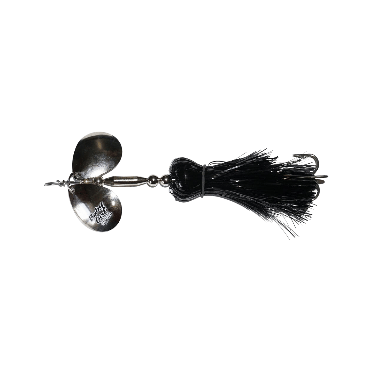 MUSKY MAYHEM TACKLE BABY GIRL SPINNERBAIT BLACK NICKEL