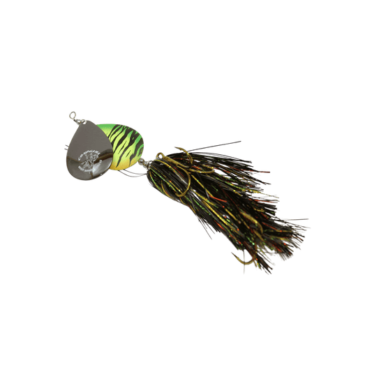 MUSKY MAYHEM TACKLE DOUBLE COWGIRL 10IN BLACKFIRE