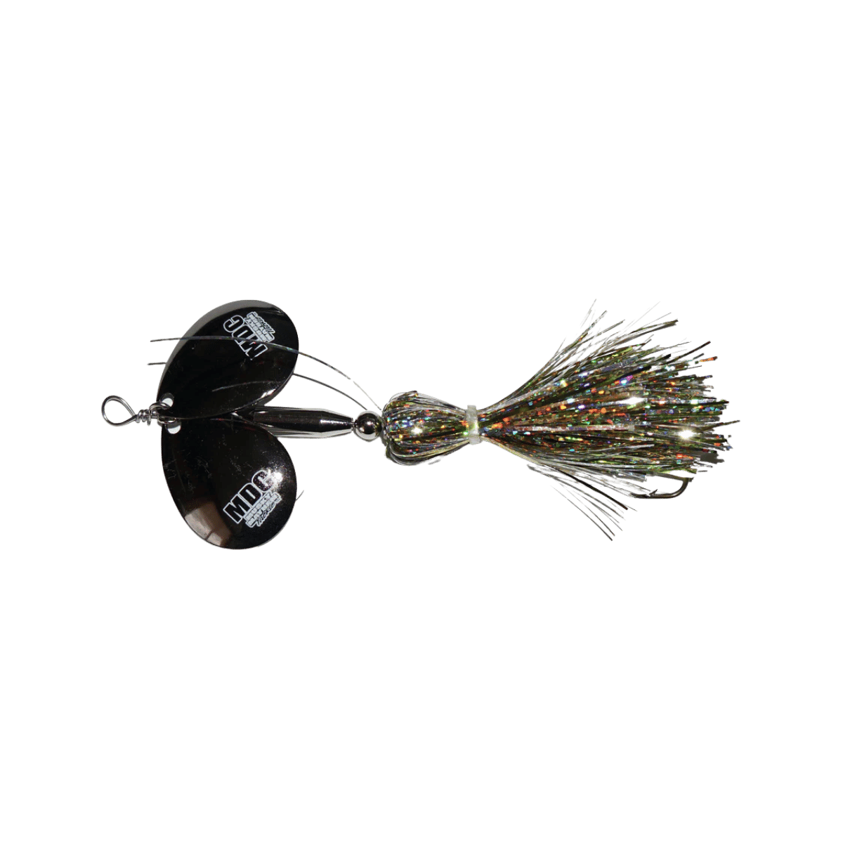 Musky Mayhem Micro Double Cowgirl Silver/Nickel