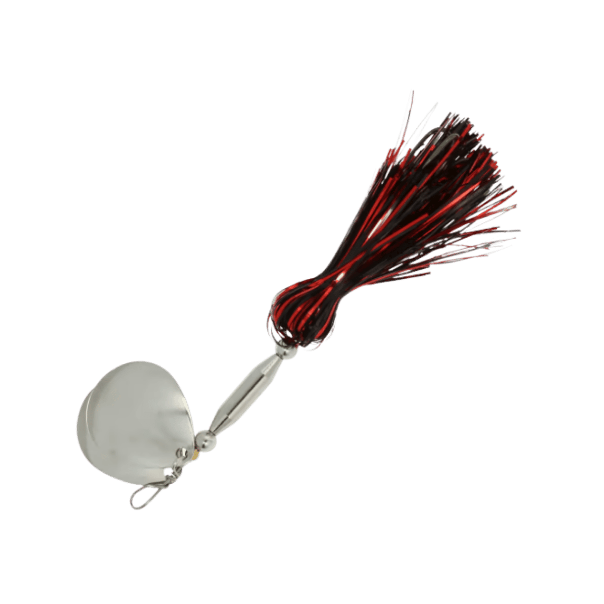 MUSKY MAYHEM TACKLE MICRO DOUBLE COWGIRL SPINNER 5" BLKREDNICKEL