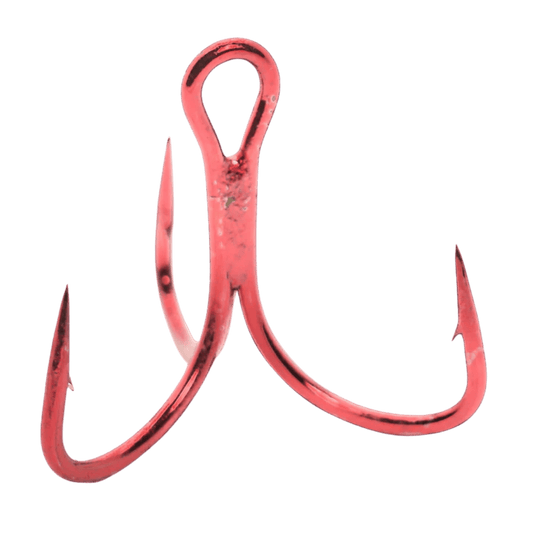 MUSTAD KVD ELITE TRIPLE GRIP TREBLE #6 - FORGED RED