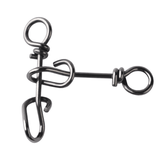 MUSTAD FASTACH CLIP 12PK #3 - BLACK NICKEL