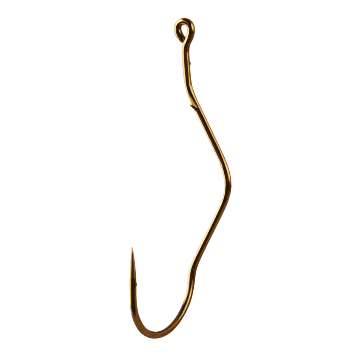 MUSTAD SLOW DEATH ABERDEEN HOOK #4 BEND SHANK - BRONZE