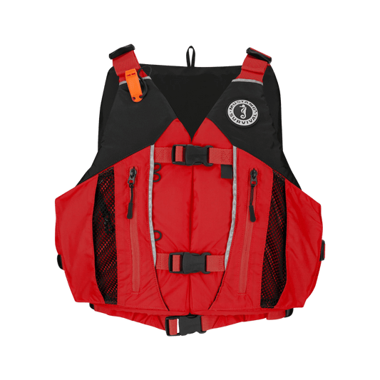 MUSTANG SURVIVAL SOLARIS FOAM VEST - RED-BLACK