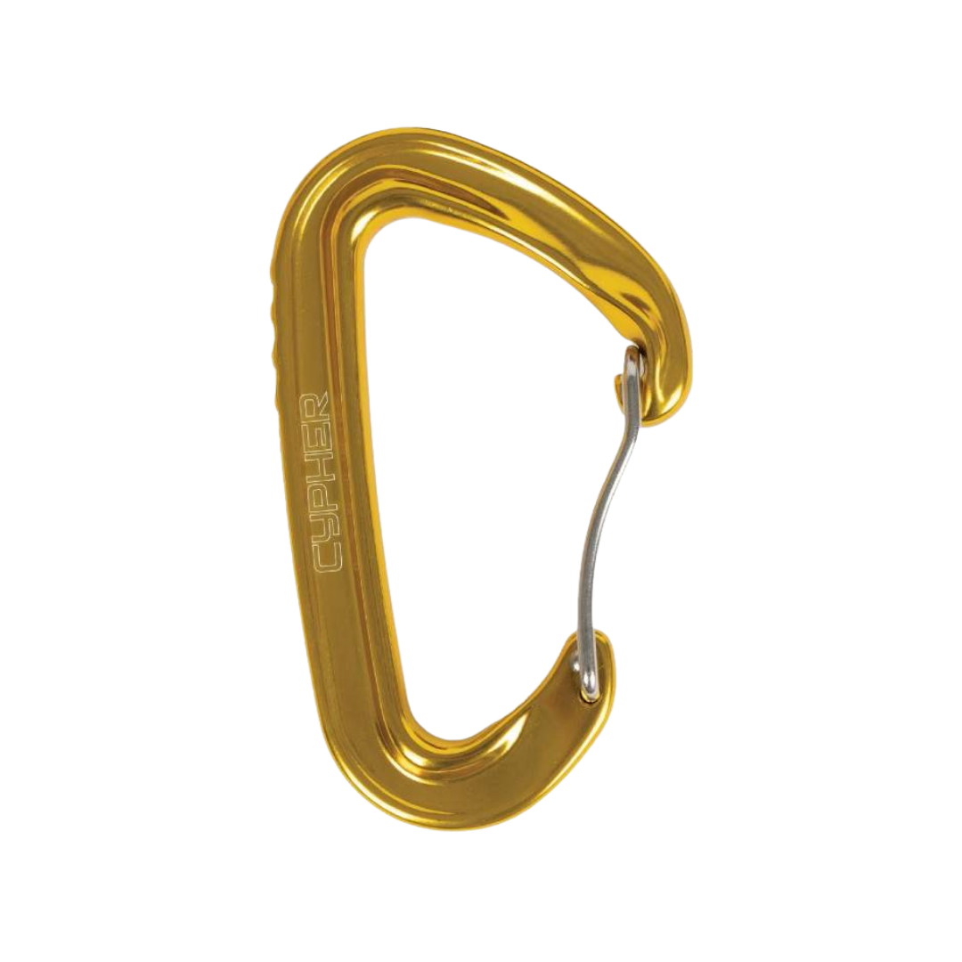 CYPHER MYDAS ULTRA CAMPING CARABINERS - GOLD