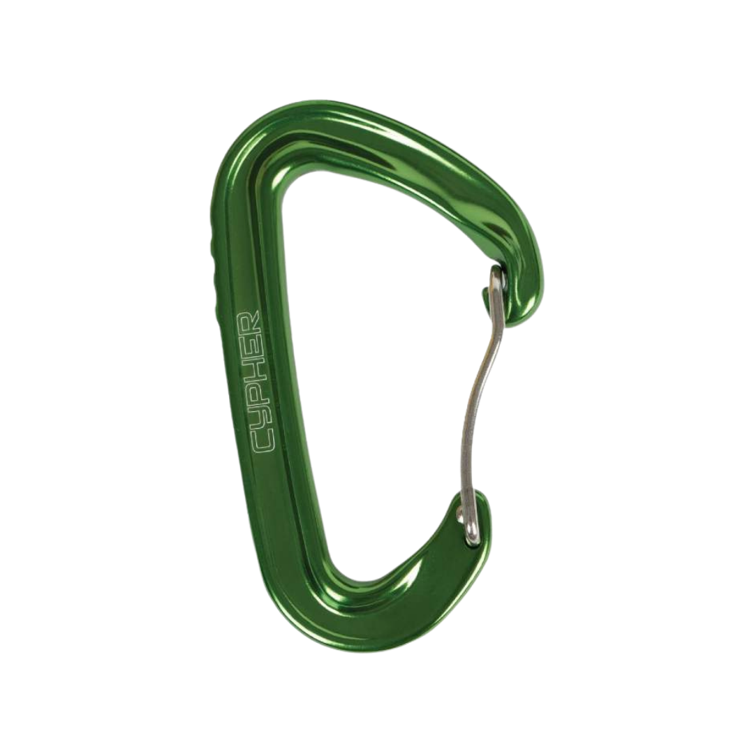 CYPHER MYDAS ULTRA CAMPING CARABINERS - GREEN