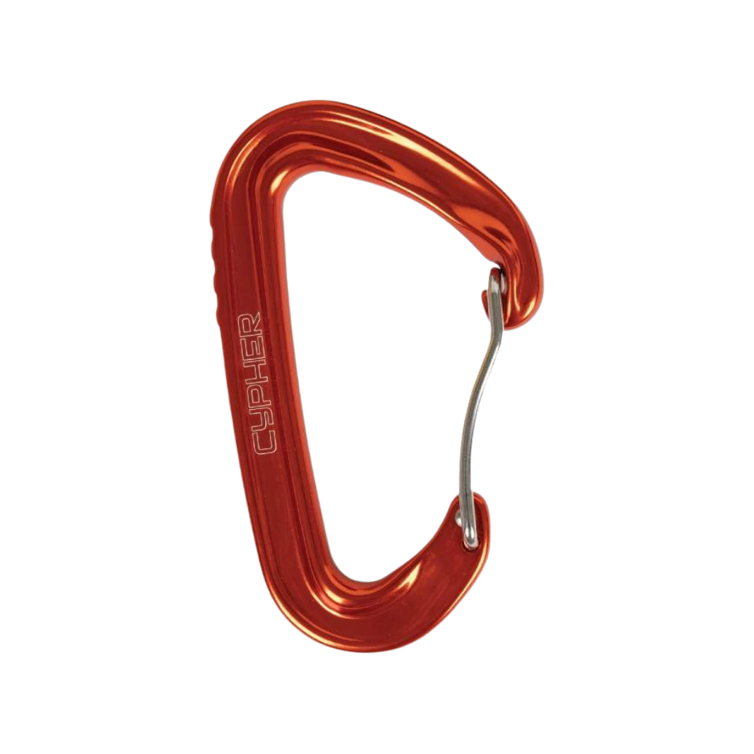 CYPHER MYDAS ULTRA CAMPING CARABINERS - ORANGE