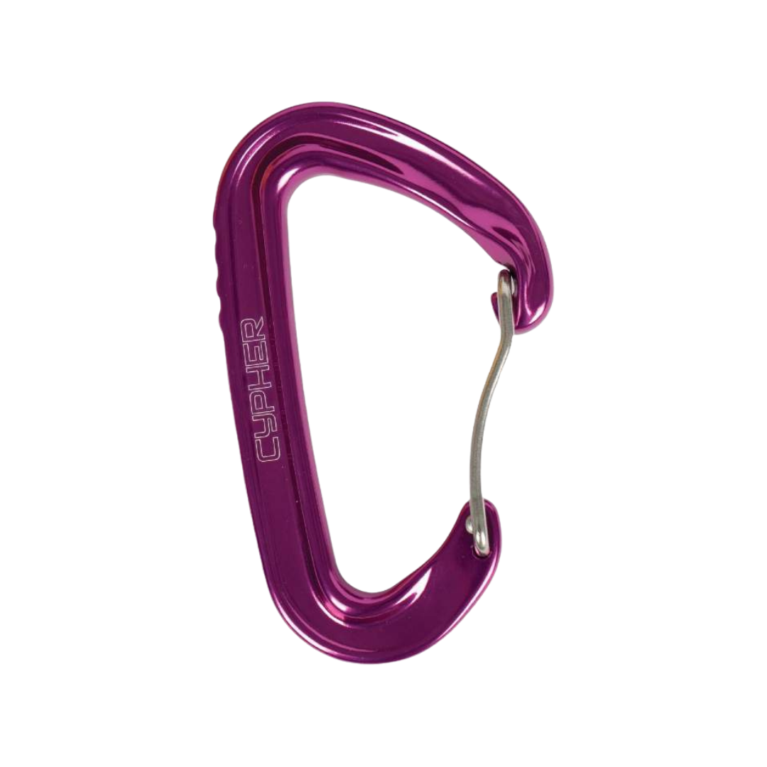 CYPHER MYDAS ULTRA CAMPING CARABINERS - PURPLE