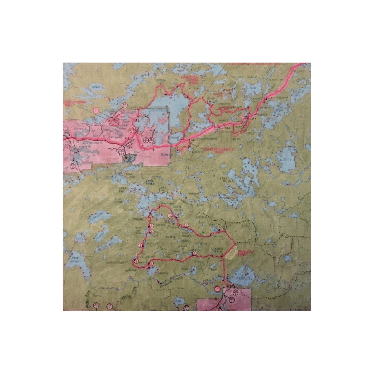 MYRMEL MAPS NORTH COUNTRY TRAIL MAP #7 -1 - 2