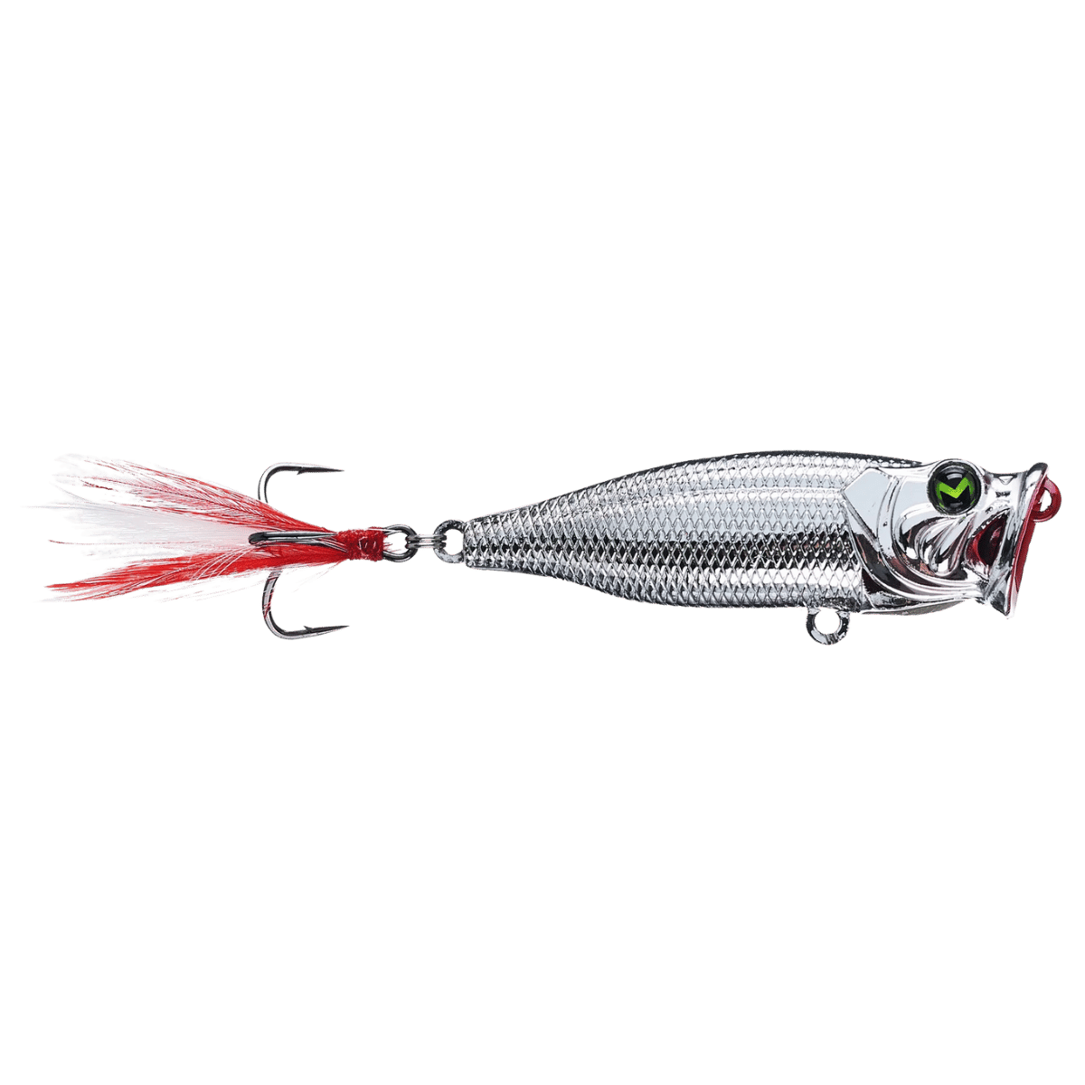 MACH SPRAYIN' SHAD FLOATING POPPER CHROME