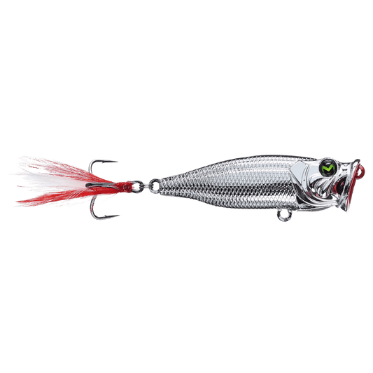 MACH SPRAYIN' SHAD FLOATING POPPER CHROME