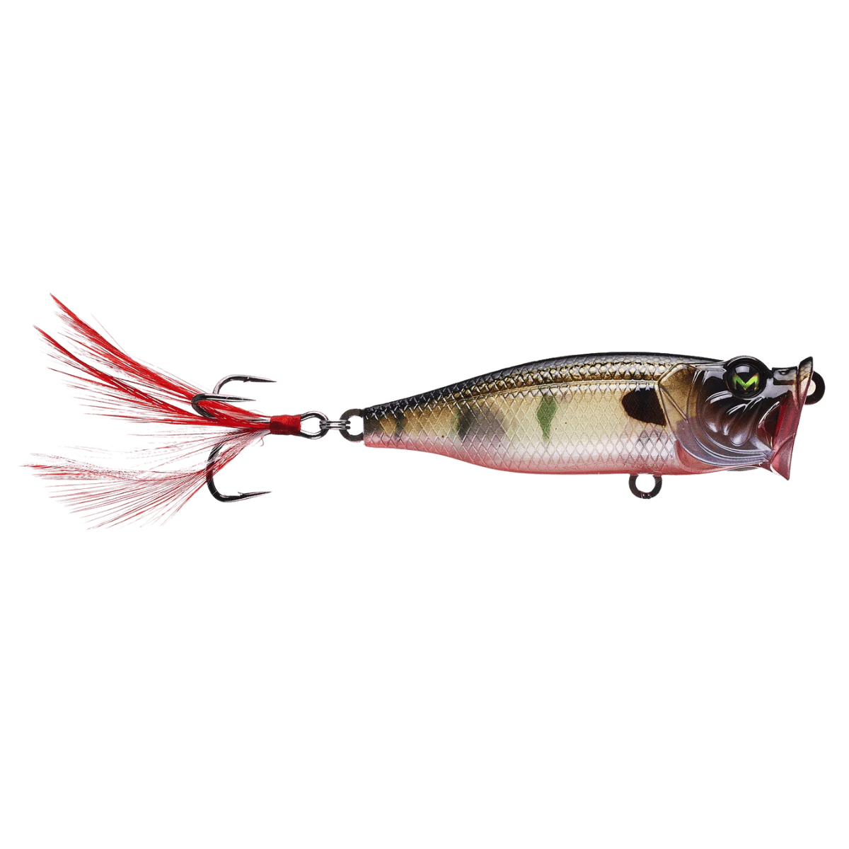 MACH SPRAYIN' SHAD FLOATING POPPER GHOST GILL