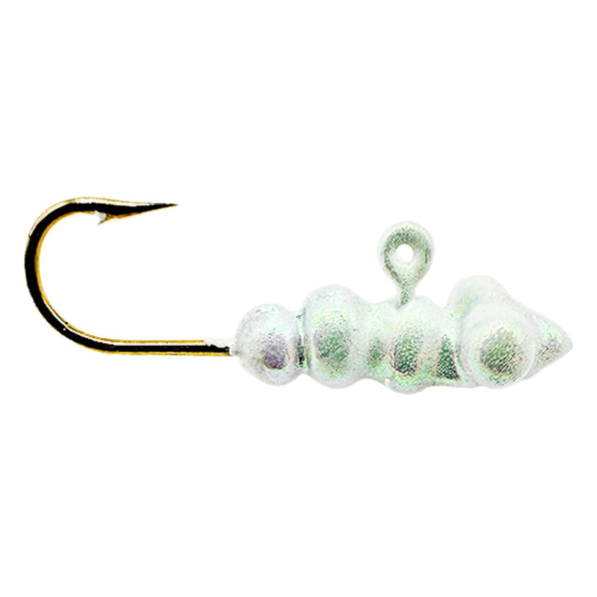 MAD SCIENTIST TACKLE LARVA BUG ICE JIG PEARL SCALES HOOK SIZE 8 PINK