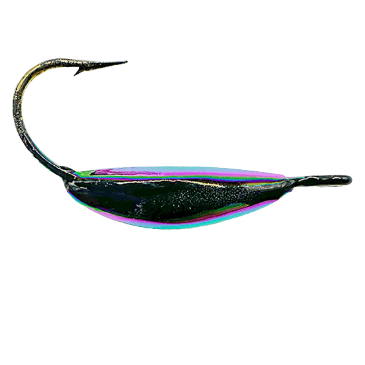 MAD SCIENTIST TACKLE MOONLIGHT ICE JIG BLACK SCALES HOOK SIZE 2 PINK