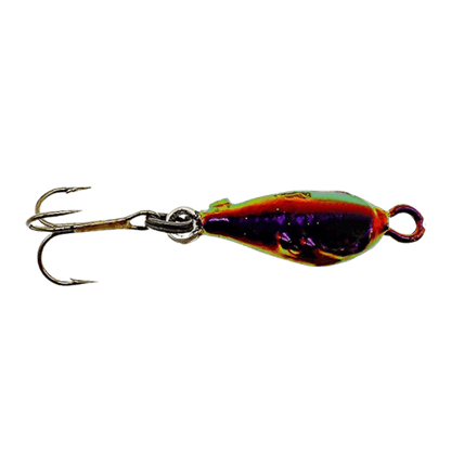 MAD SCIENTIST TACKLE SLAB SPOON BLACK SCALES 1/8 OZ BLUE