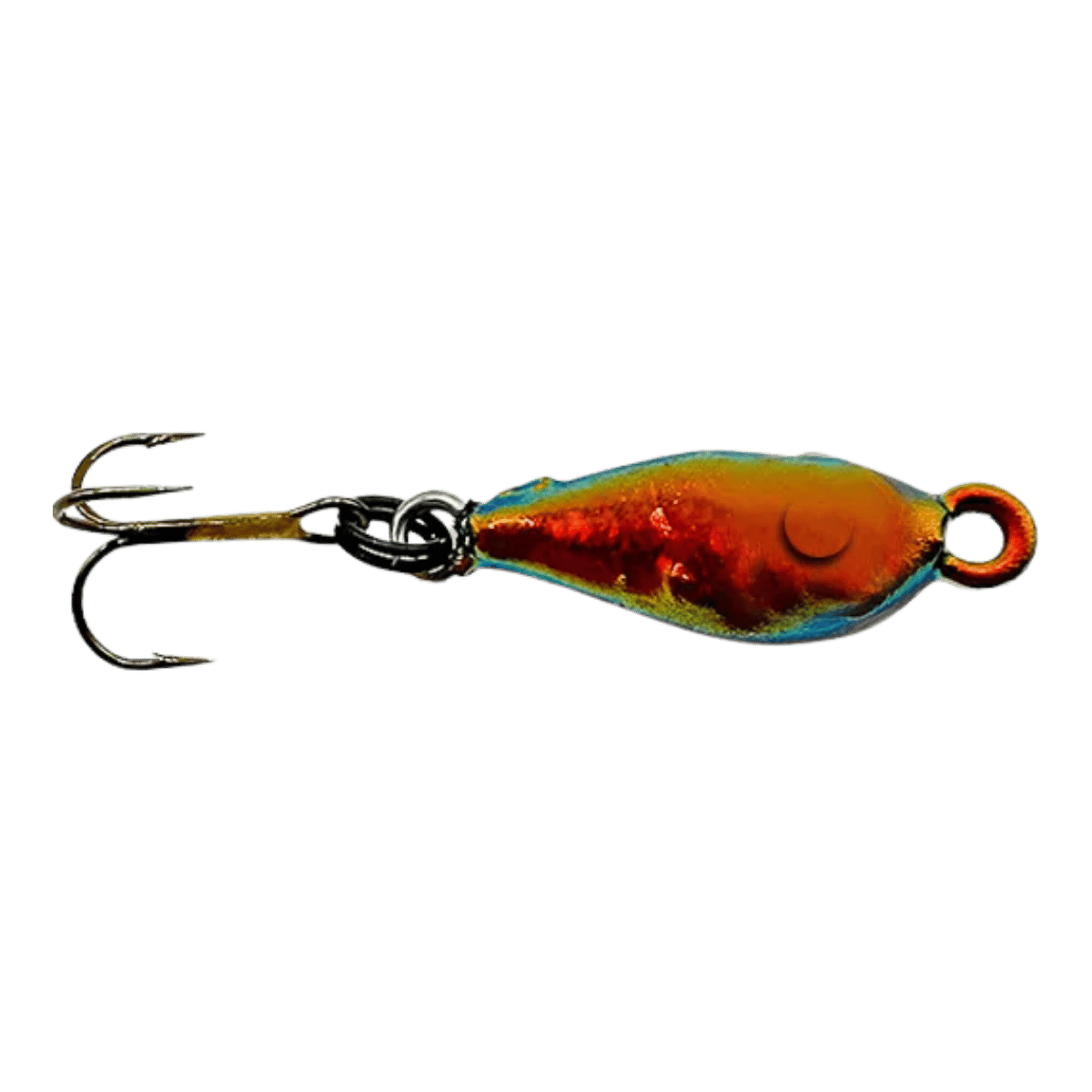 MAD SCIENTIST TACKLE SLAB SPOON BLACK SCALES 1/8 OZ RED