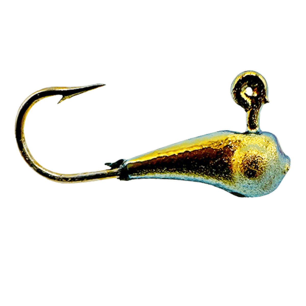 MAD SCIENTIST TACKLE THE BULLFROG JIG BLACK SCALES HOOK SIZE 8 GOLD