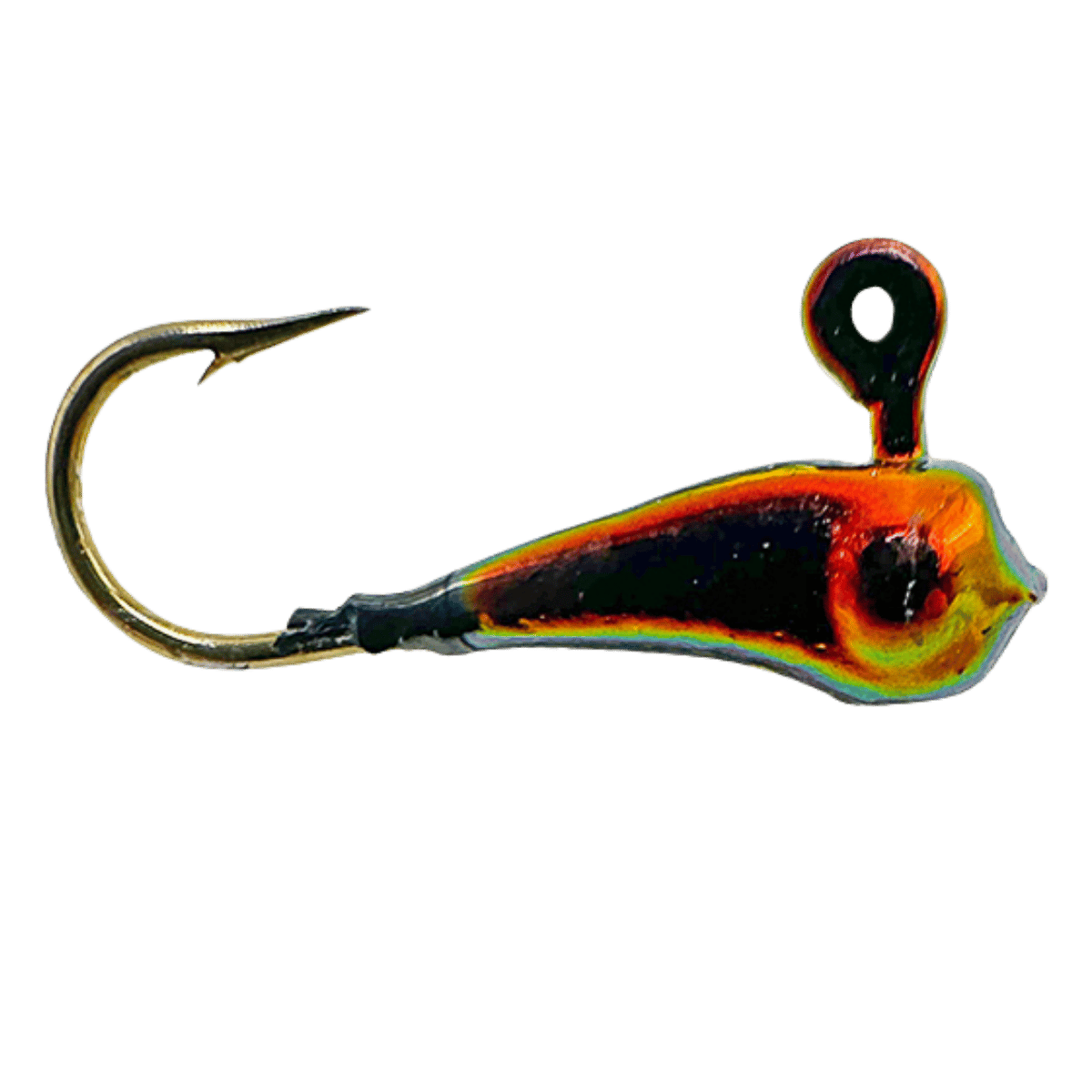 MAD SCIENTIST TACKLE THE BULLFROG JIG BLACK SCALES HOOK SIZE 8 BLUE