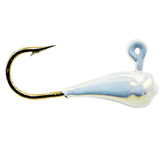 MAD SCIENTIST TACKLE THE BULLFROG JIG PEARL SCALES HOOK SIZE 8 GOLD