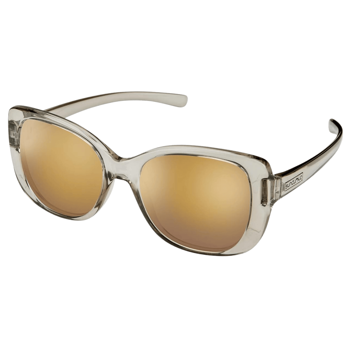 SUNCLOUD BEYOND SUNGLASSES - TRANSPARENT GRAY/ POLARIZED SIENNA MIRROR