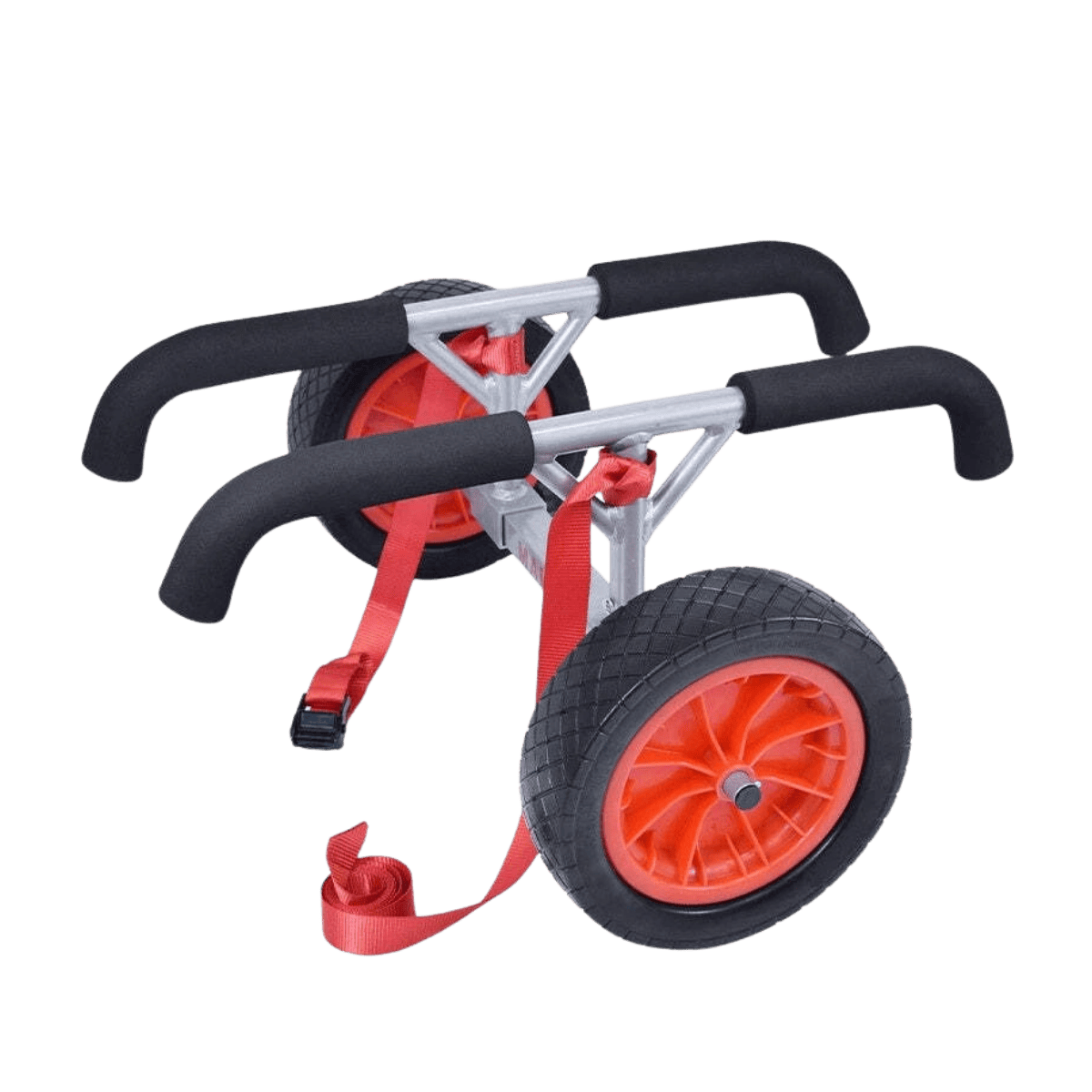 MALONE HD BUNK STYLE CANOE/KAYAK CART - FRONT SIDE VIEW