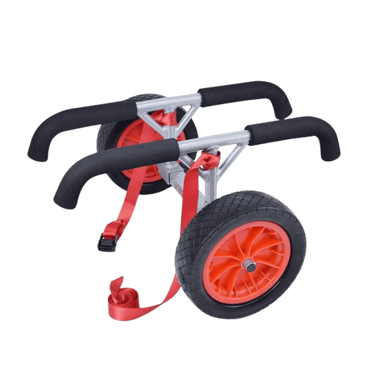 MALONE HD BUNK STYLE CANOE/KAYAK CART - FRONT SIDE VIEW