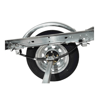 MALONE MICROSPORT XT WITH ALUMINUM WHEELS FENDERS - CLOSER WHEEL VIEW