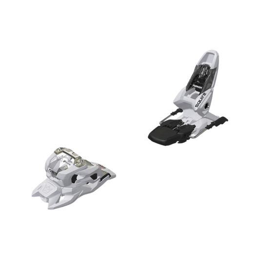 MARKER SQUIRE 11 BINDINGS 100 MM -  WHITE - SIDE FRONT VIEW