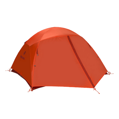 MARMOT CATALYST 3P TENT - RUSTED ORANGE/CINDER - BACK VIEW (COVERED)