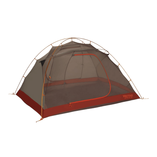 MARMOT CATALYST 3P TENT - RUSTED ORANGE/CINDER - INSIDE VIEW