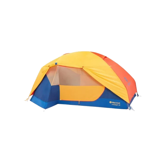 MARMOT LIMELIGHT 3P TENT - SOLAR/RED SUN - SIDE VIEW