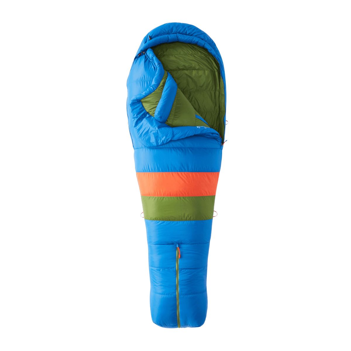 MARMOT SAWTOOTH SLEEPING BAG LONG - DARK AZURE/FOLIAGE