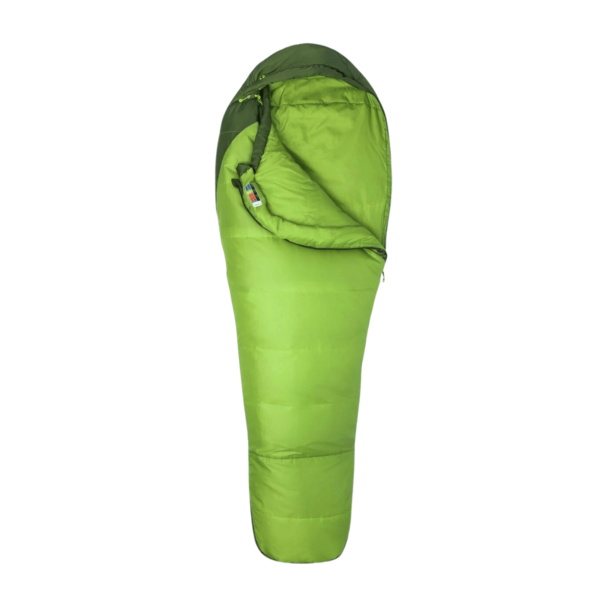 MARMOT TRESTLES 30 - GREEN LICHEN/GREENLAND - FRONT VIEW (HALF ZIPPED)