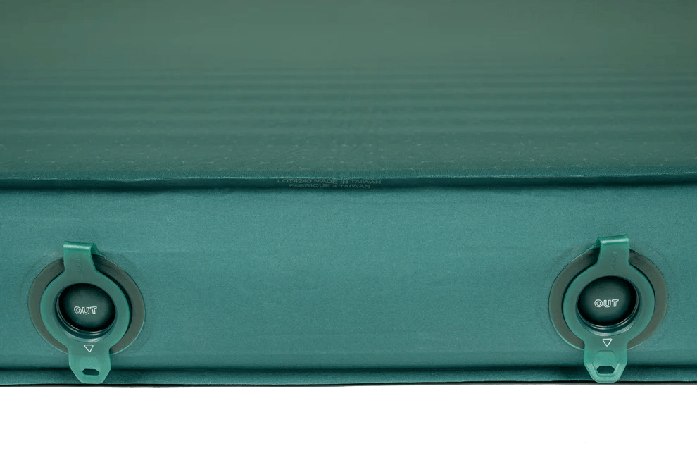 EXPED MEGAMAT DUO SLEEPING PAD - LW+  CYPRESS valves