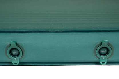 EXPED MEGAMAT DUO SLEEPING PAD - MEDIUM - CYPRESS air purging holes